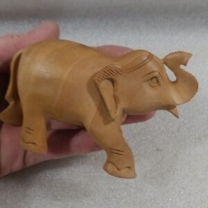 Hand Carved Wooden Elephant Made In India